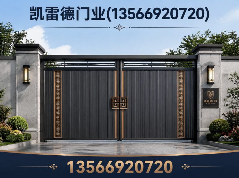 浦江县不锈钢烤漆大门展示图